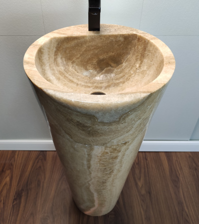 Раковина напольная из оникса Sunset ON-01352 (45*45*90) фото