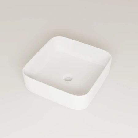Накладная раковина Iddis Bridge BRIWM04i27 39x39 белая матовая фото