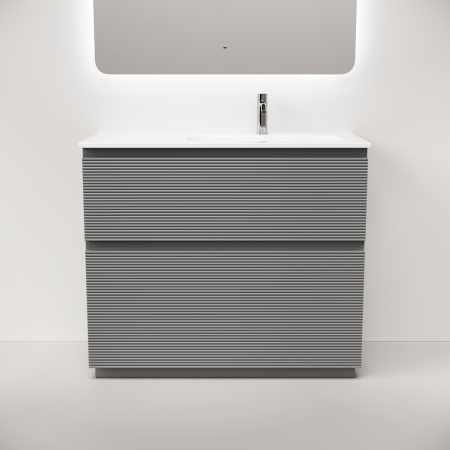 Тумба под раковину Sancos Folk Floor FL100FRES Ergraut soft фото