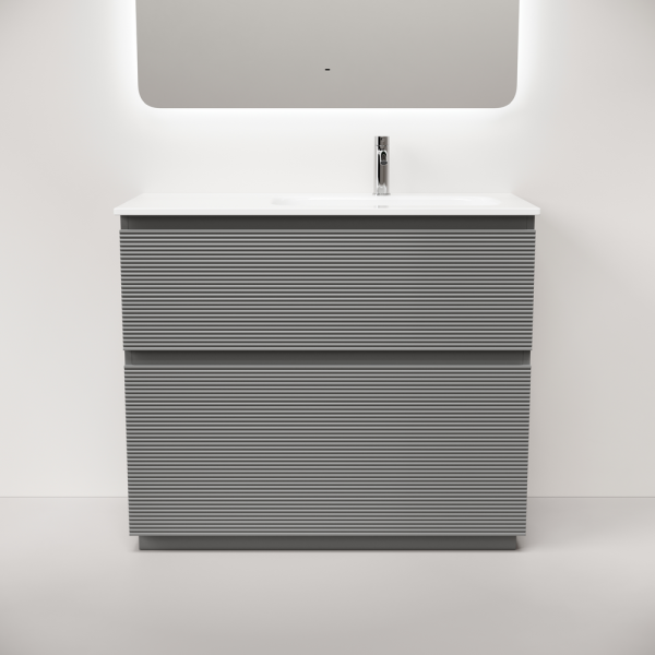 Тумба под раковину Sancos Folk Floor FL100FRES Ergraut soft фото