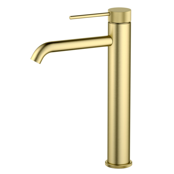 Высокий смеситель для раковины Timo Saona 2411/17F Золото матовое фото