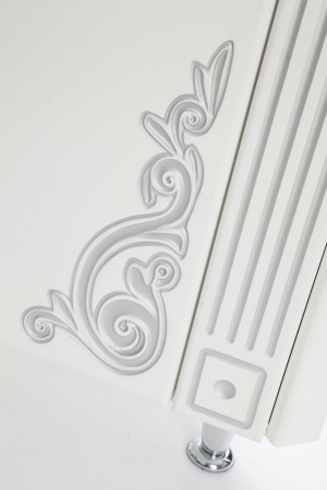 Тумба под раковину Bellezza Венеция Угловая Люкс серебро фото