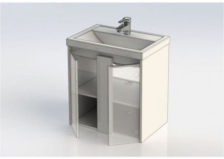 Тумба с раковиной Aquanet Клио 60 00212559 фото