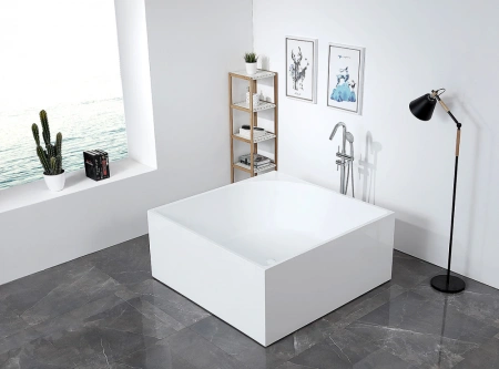 Ванна акриловая Abber AB9337 140x140 фото