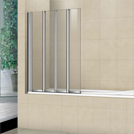 Шторка для ванны складная WeltWasser WW100 100ZF4-80 80 см прозрачное стекло фото
