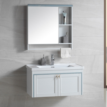 Комплект мебели для ванной River Sofia 805 BU голубой фото