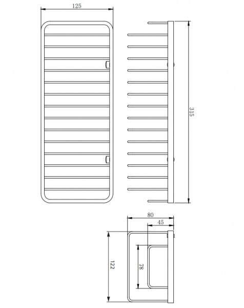 Полка-корзина Omnires Uni UN3629CR фото