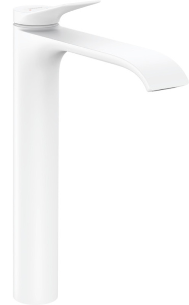 Высокий смеситель для раковины Hansgrohe Vivenis 75042700 белый матовый фото