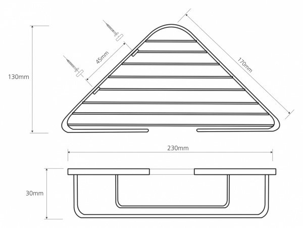 Мыльница настенная Bemeta Cytro 104308172 фото