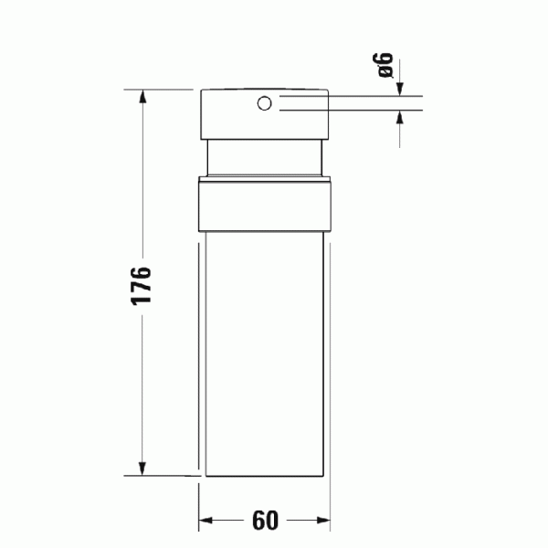 Дозатор для жидкого мыла Duravit Starck T 0099351000 фото
