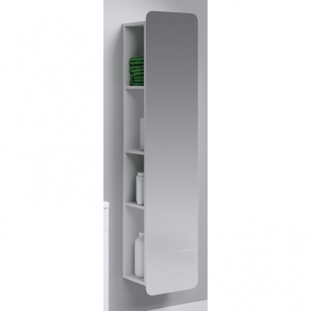 Шкаф-пенал зеркальный Aqwella Аликанте Alic.05.35 фото