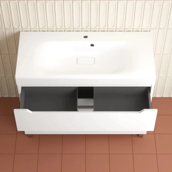 Тумба напольная Style Line Остин 100 ЛС-00002399 белая фото