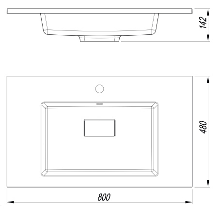 Раковина Style Line СС-00002460 80x48 жасмин фото