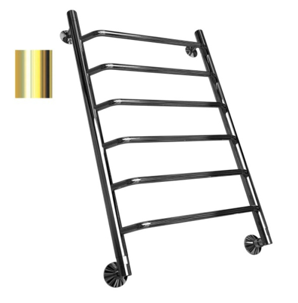 Полотенцесушитель водяной Двин E 80/50 1"-1/2" Универсальный К3, Золотой хром (4627085989486) фото