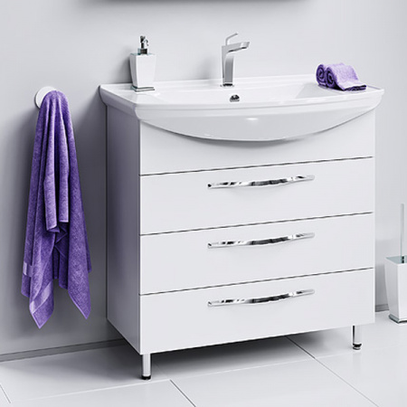 Тумба с раковиной Aqwella Аллегро 85 Agr.01.08/3 фото