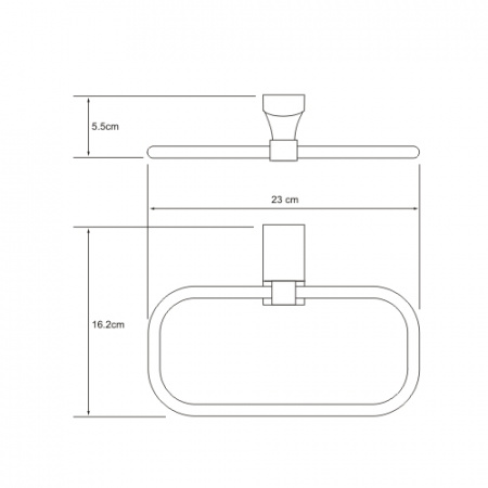 Кольцо для полотенца WasserKRAFT Leine К-5060 фото