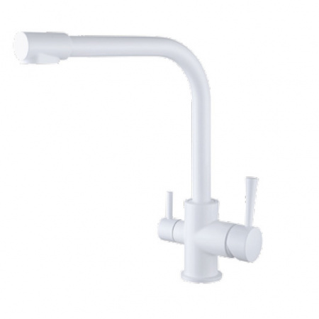 Смеситель для кухни кухни с фильтром для воды Kaiser Merkur 26044-10 белый фото