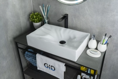 Накладная раковина GID N9461 57x36 фото