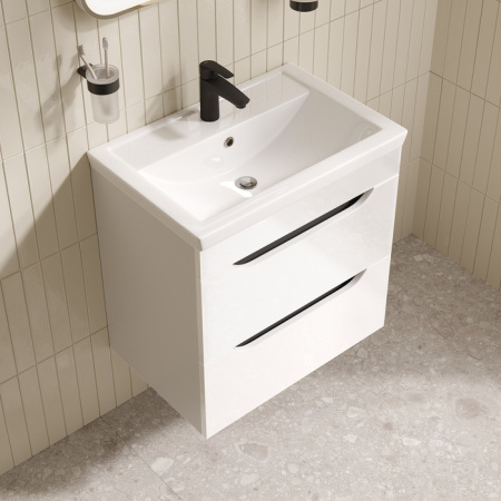 Подвесная тумба с раковиной Iddis Ray RAY60W0i95K 60 см фото