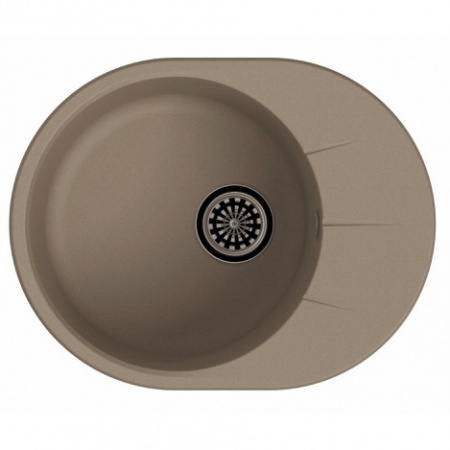 Мойка кухонная Ewigstein Rund R- 45F темно-бежевый фото
