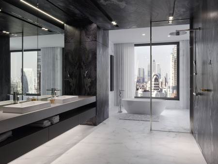 Душевая система Ferro Trevi NP75-TRV7U с термостатом Хром фото