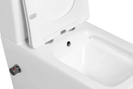 Унитаз напольный безободковый с функцией биде SantiLine SL-5017SM-BD фото