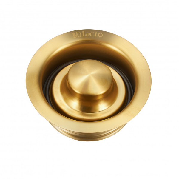 Горловина для измельчителей Milacio MC.033.GD брашированное золото фото
