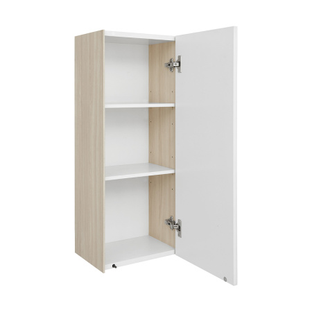 Подвесной шкаф Акватон Асти 1A262903AX010 белый глянцевый / ясень шимо фото