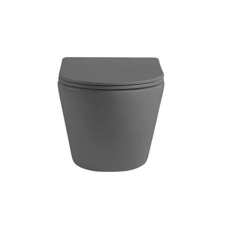 Подвесной унитаз безободковый Vincea Globo VT1-14SMA с сиденьем фото