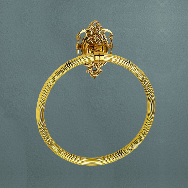 Полотенцедержатель Art&Max Impero AM-1231-Do-Ant античное золото фото