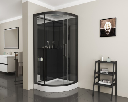 Душевая кабина Grossman GR260 100x100 черная фото