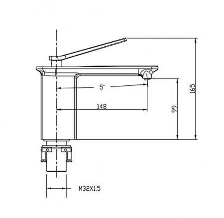Смеситель для раковины Timo Halti 4161/00F фото