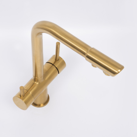 Смеситель для кухни под фильтр WasserKRAFT A8387 матовое золото фото