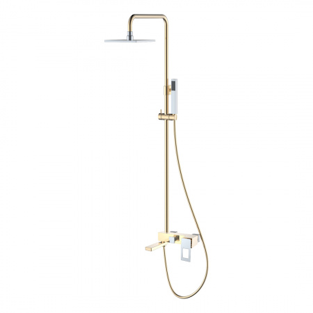 Душевая система (стойка) Boheme Q 148-GCR золото фото