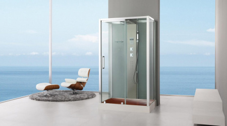 Душевая кабина с гидромассажем и паром Acquazzone 120SL L/R 120х90х220 фото