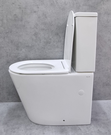 Унитаз напольный CeramaLux NS-2178 с сиденьем soft close фото