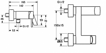 Смеситель для ванны с душем Hansa Stela 57742101 фото