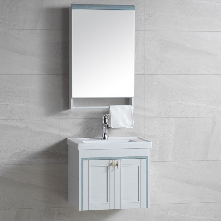 Комплект мебели для ванной River Sofia 505 BU голубой фото