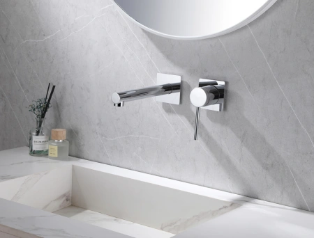 Смеситель для раковины настенный Abber Emotion AF8812 хром фото