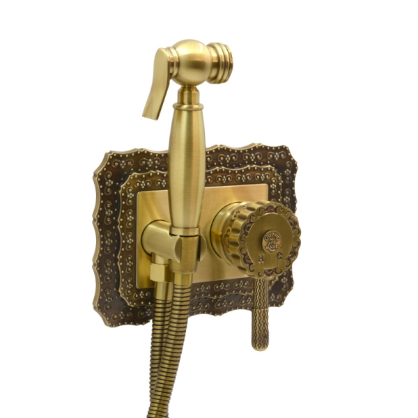 Гигиенический душ со смесителем Bronze de Luxe Windsor 10136 фото