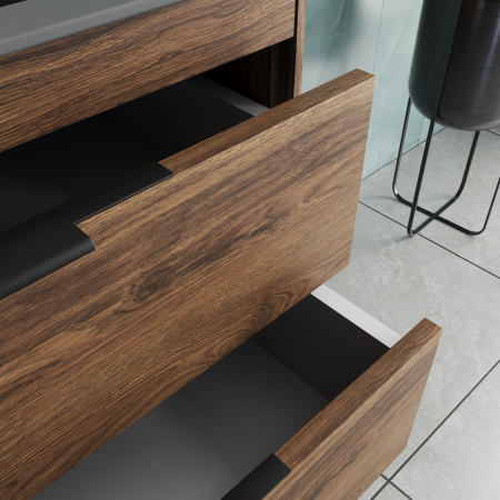 Тумба под раковину Vincea Chiara 2D VMC-2C2800CO С.Oak 80 см фото