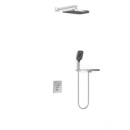 Душевая система скрытого монтажа с термостатом Vincea Inspire VSFW-321MT1RCH хром фото