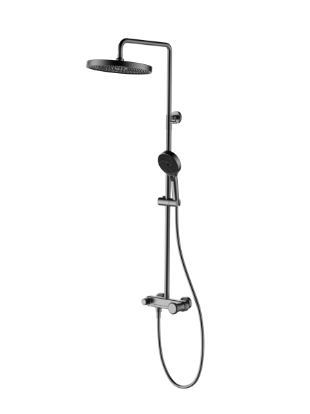 Душевая система AltroBagno Рикко (Ricco) ALTROBAGNORicco030224GM оружейная сталь фото