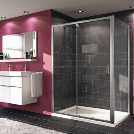 Раздвижная дверь для душа Huppe Series X1 120402.069.321 120x190 фото