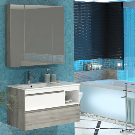 Зеркало-шкаф Smile Фортуна 90 Z0000015123 фото