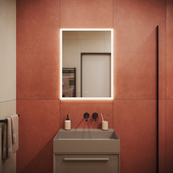 Зеркало с подсветкой Sancos Palace PA600 60x80 фото