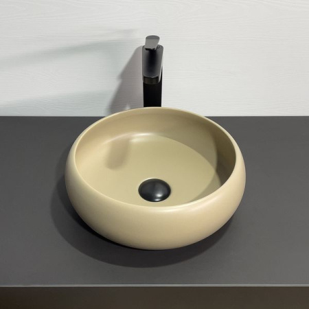 Накладная раковина Comforty 113MC 00-00012227 36x36 капучино матовый фото