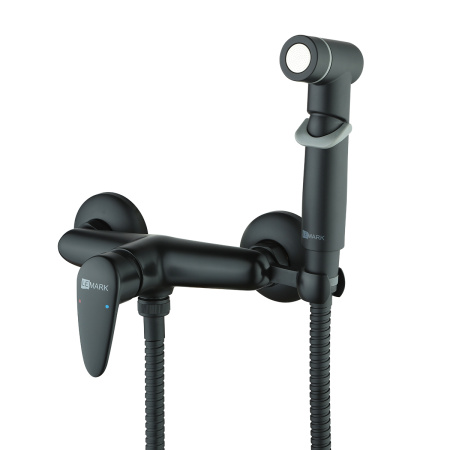 Гигиенический душ со смесителем Lemark Pramen LM3318BL черный матовый фото