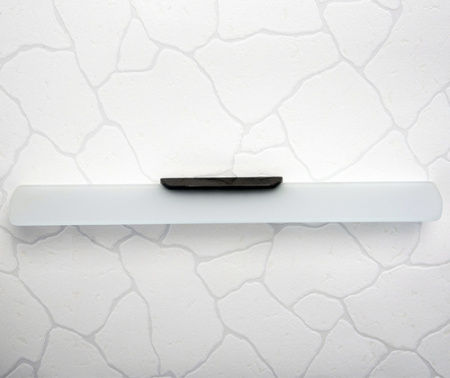 Полка стеклянная WasserKRAFT Glan K-5124 черный глянец фото