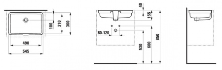 Раковина Laufen Living 8.1243.1.000.109.1 фото